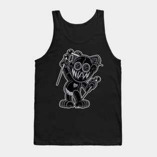 Happy VooDoo Kitty Cat Doll Oakland Colors Tank Top